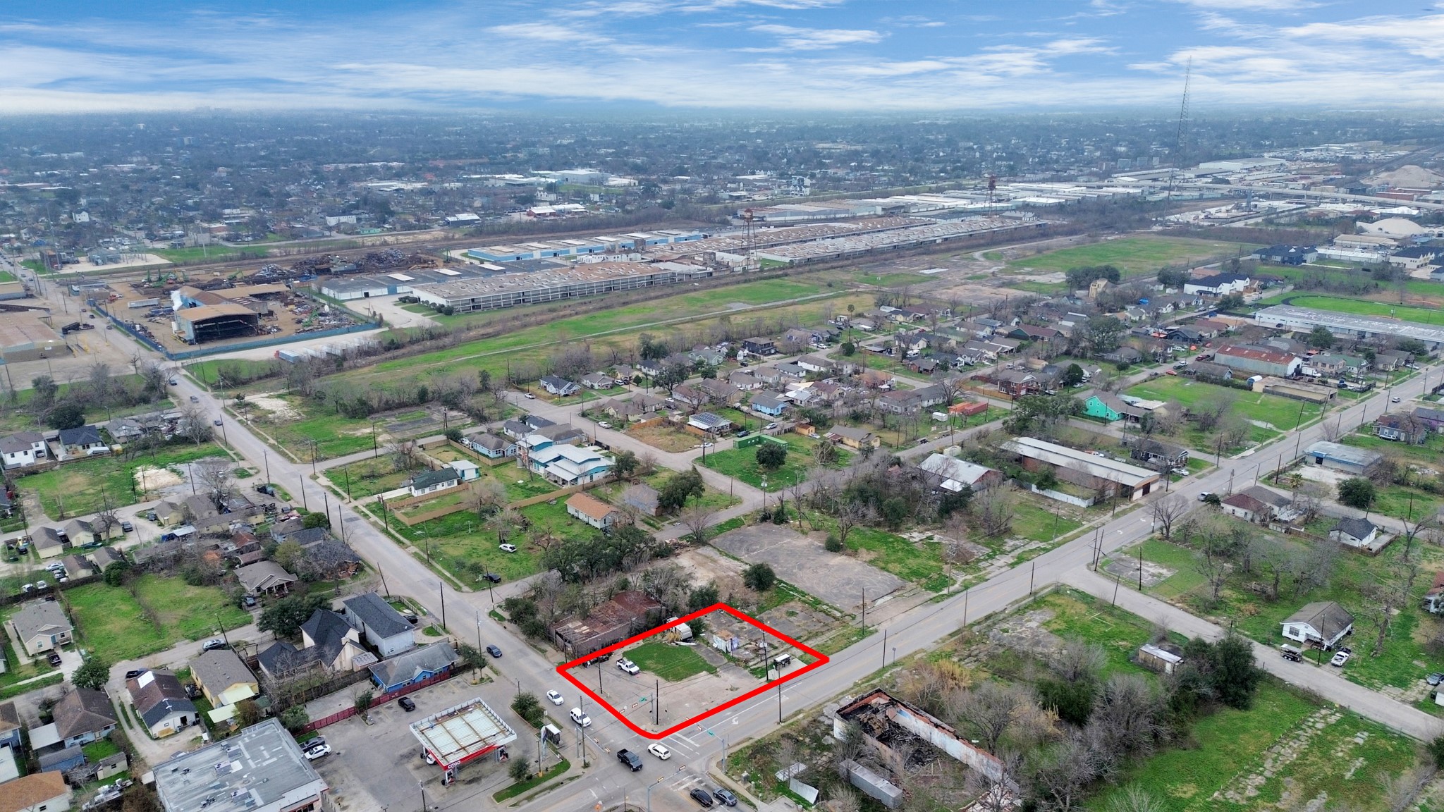 2401 Jensen Drive Houston, TX 77026 - Photo 16 of 22 an aerial view of residential houses with outdoor space