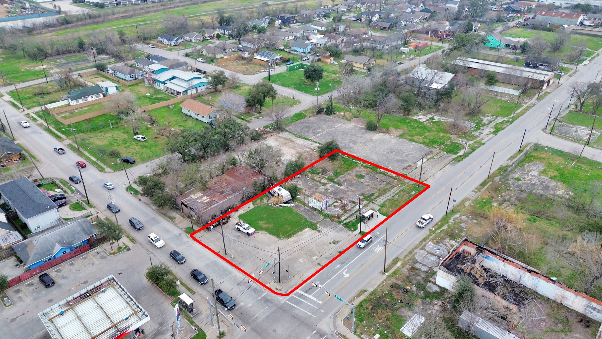2401 Jensen Drive Houston, TX 77026 - Photo 3 of 22 an aerial view of a city