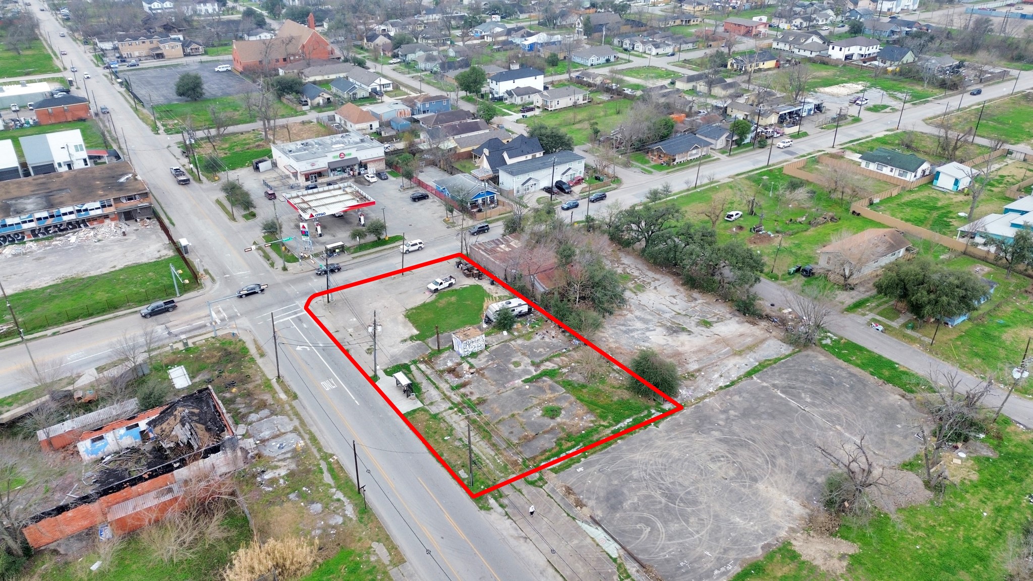 2401 Jensen Drive Houston, TX 77026 - Photo 7 of 22 an aerial view of a city