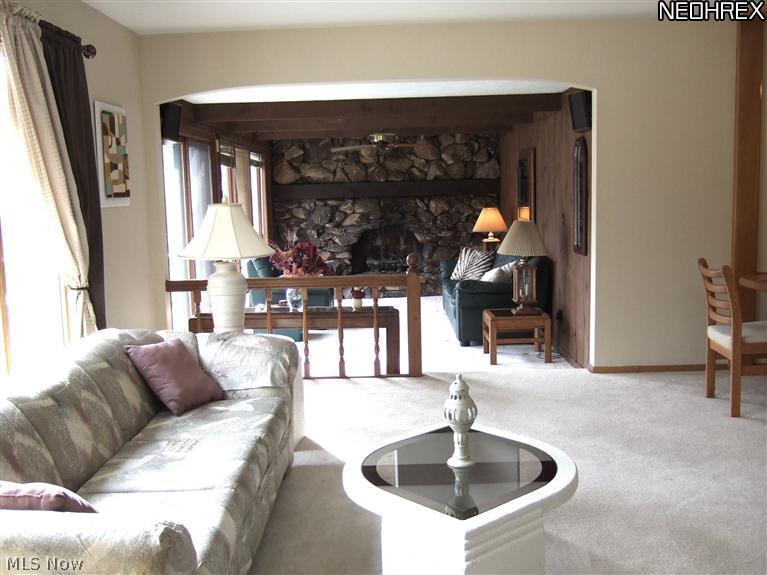 5403 Hauserman Road Cleveland, OH 44130 - Photo 13 of 25 Family room has a beamed ceiling.