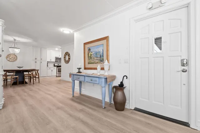 a room with furniture a desk and chair