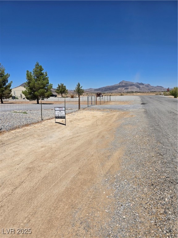 330 Gilmore Road Pahrump, NV 89060 - Photo 39 of 42 Street view looking north towards mountains.