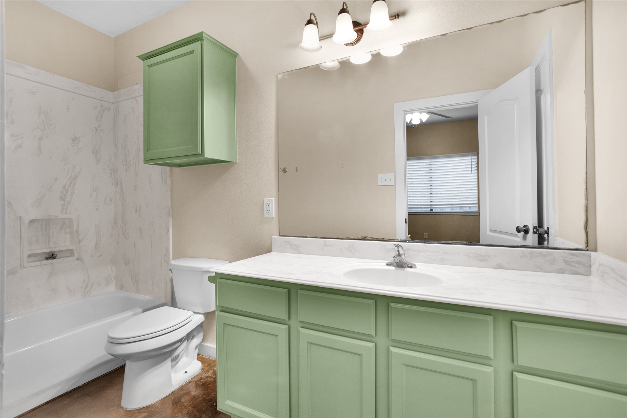 3129 Molly Huntsville, TX 77340 - Photo 27 of 31 a bathroom with a sink a toilet and shower