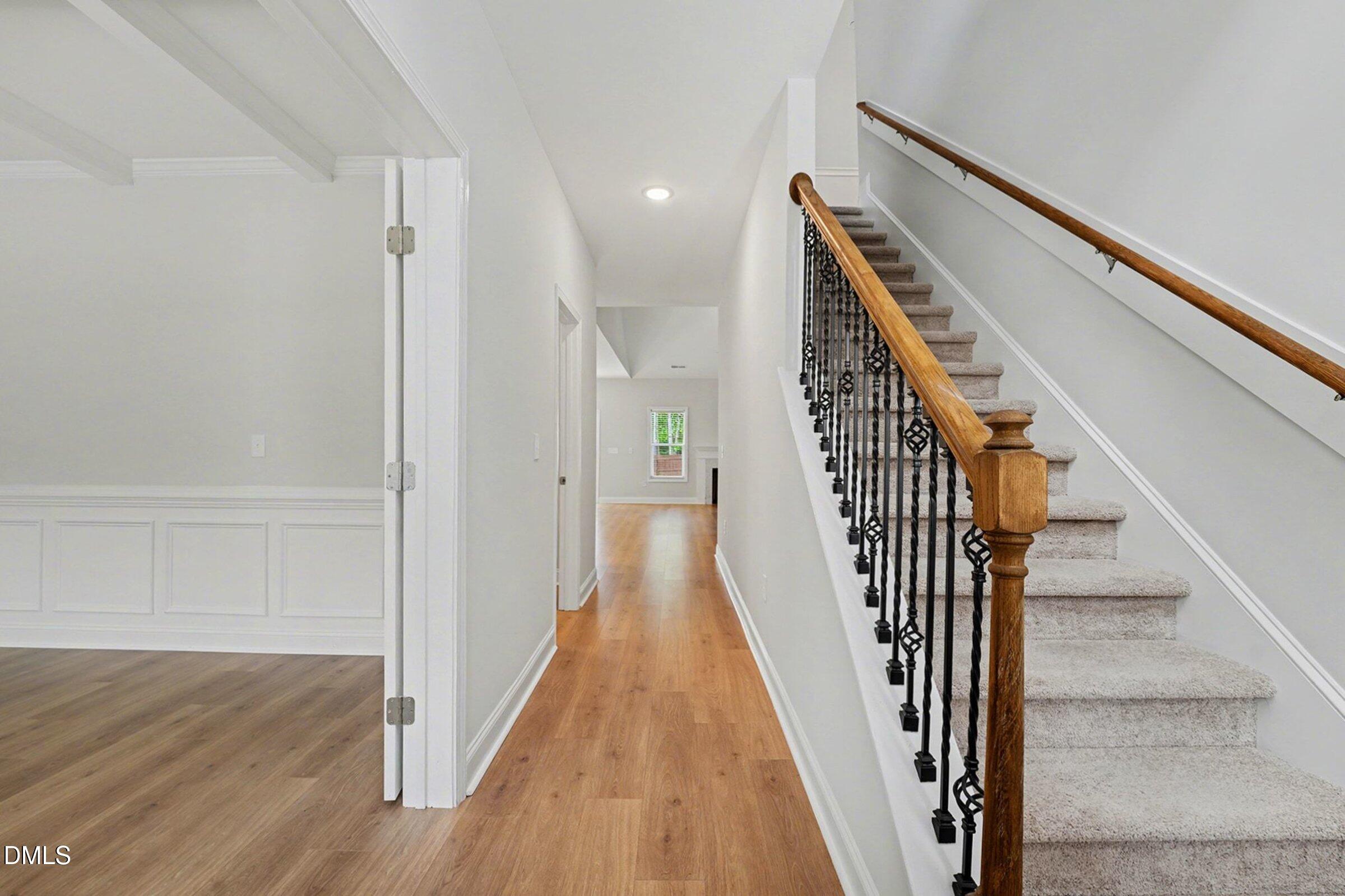 2815 Lemuel Black Road Spring Lake, NC 28390 - Photo 21 of 37 a view of a hallway with wooden floor and entryway