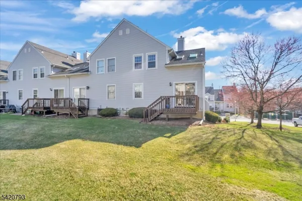 a house view with a garden space