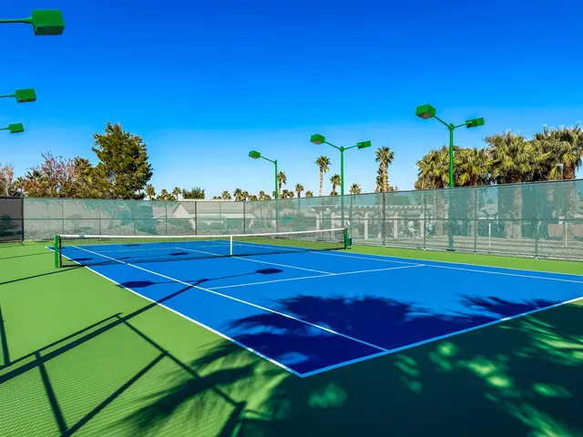 a view of a tennis court