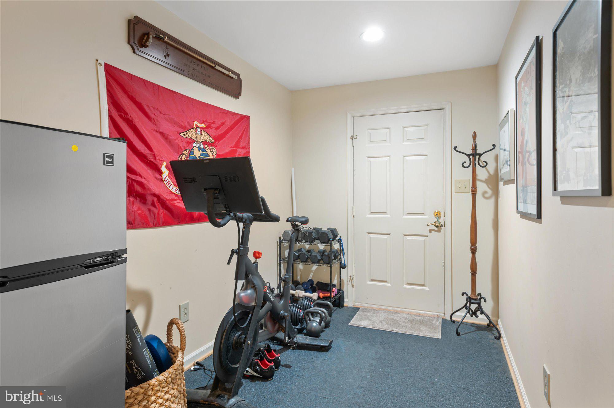 8005 Quarry Ridge Way Bethesda, MD 20817 - Photo 36 of 40 a view of a room with gym equipment