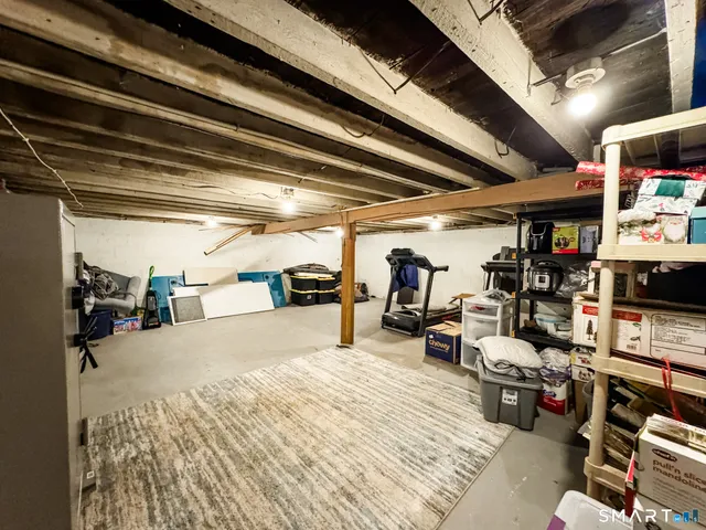 a view of a room with storage and utility