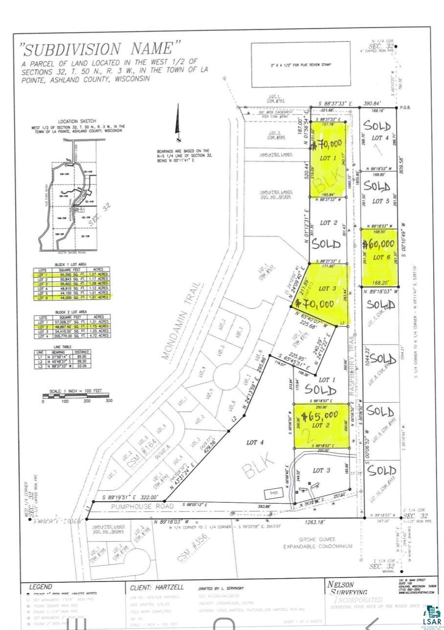 Lot 6-block Raspberry Trail La Pointe, WI 54850 - Photo 4 of 6