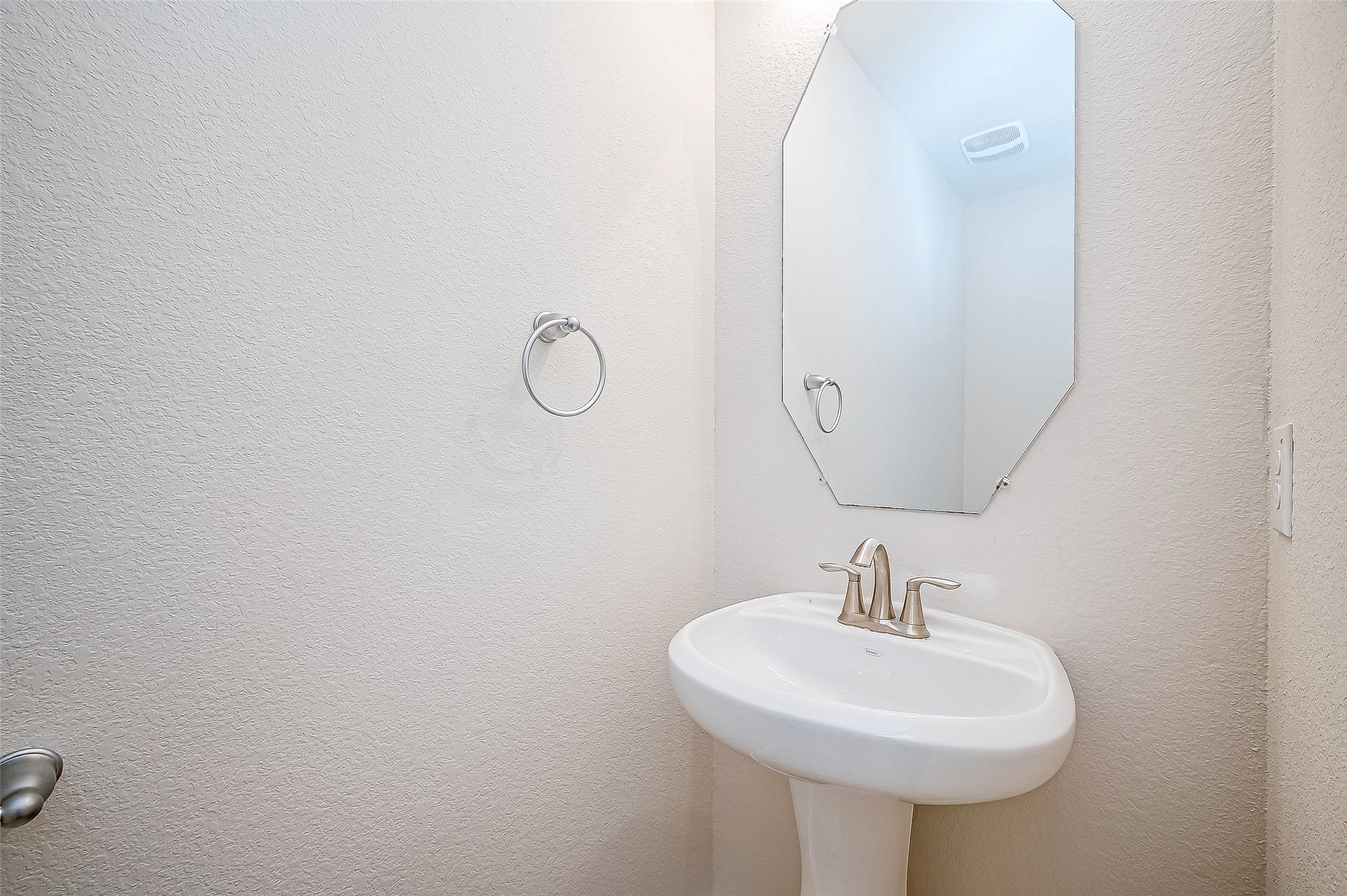 3406 Water Lilly Way Richmond, TX 77469 - Photo 21 of 44 a bathroom with a sink a mirror and shower curtain