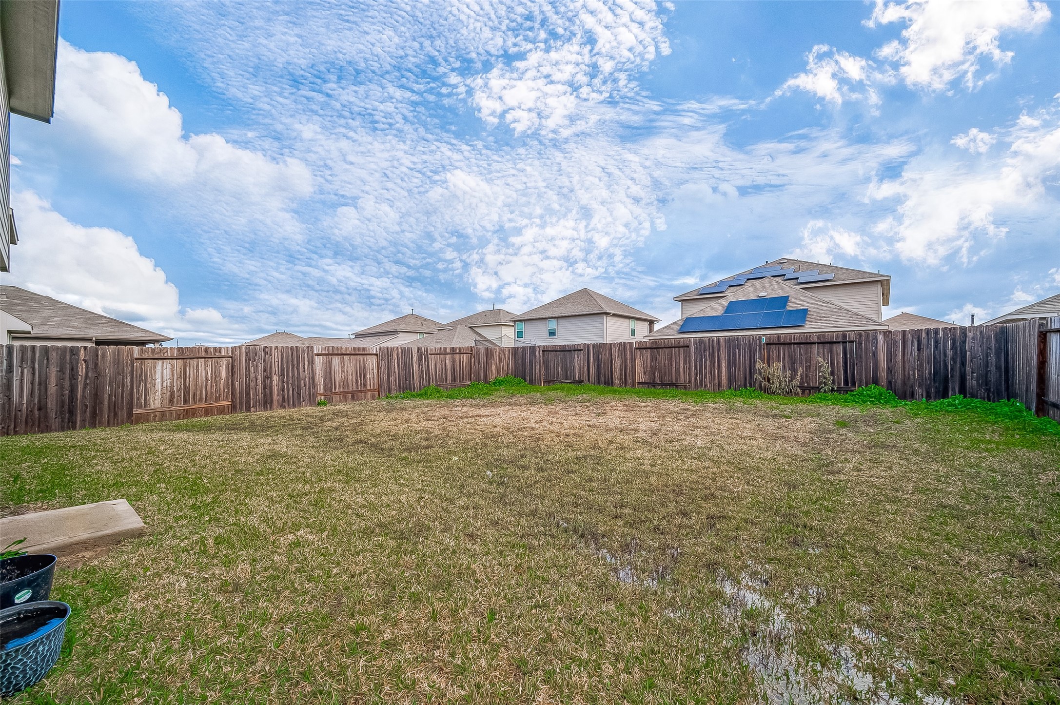 3406 Water Lilly Way Richmond, TX 77469 - Photo 40 of 44 a view of a back yard with an tree