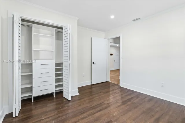 wooden floor in an empty room