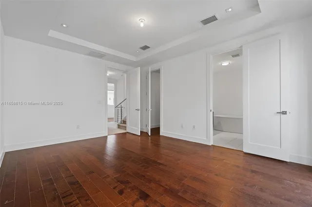 wooden floor in an empty room
