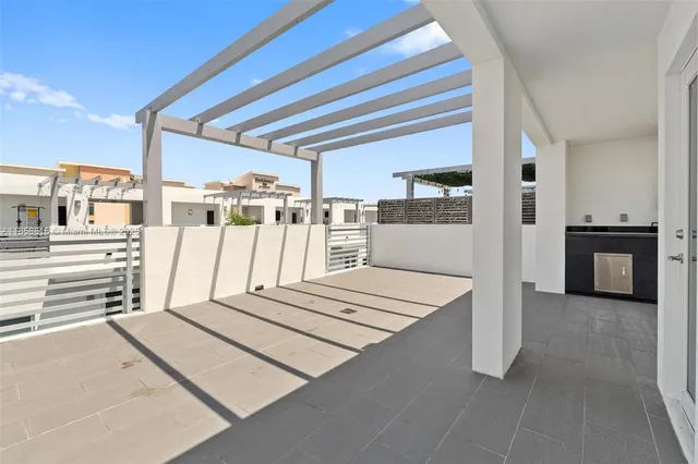 a view of a city from a balcony