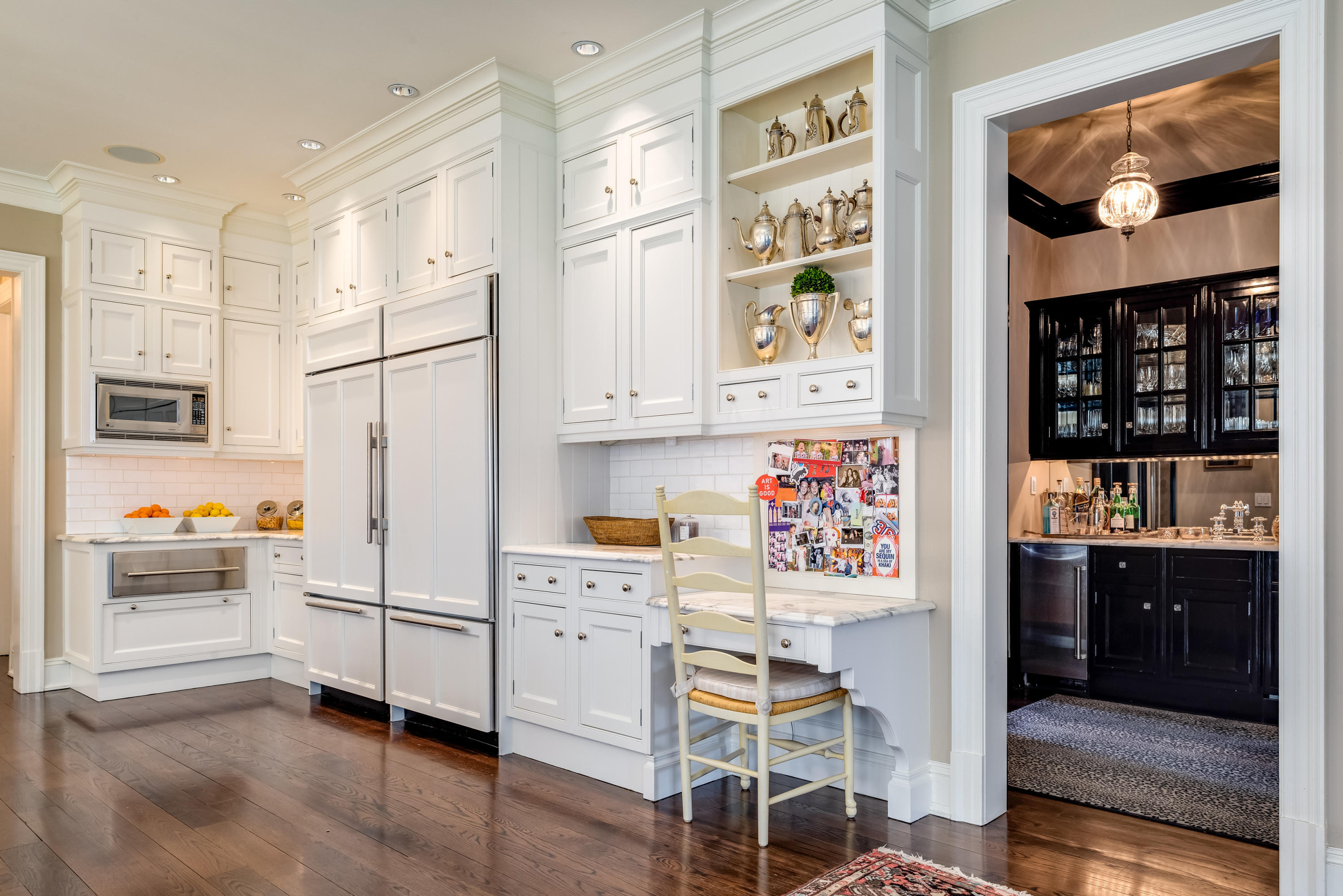 94 Doubling Road Greenwich, CT 06830 - Photo 11 of 26 a kitchen with stainless steel appliances a refrigerator and cabinets