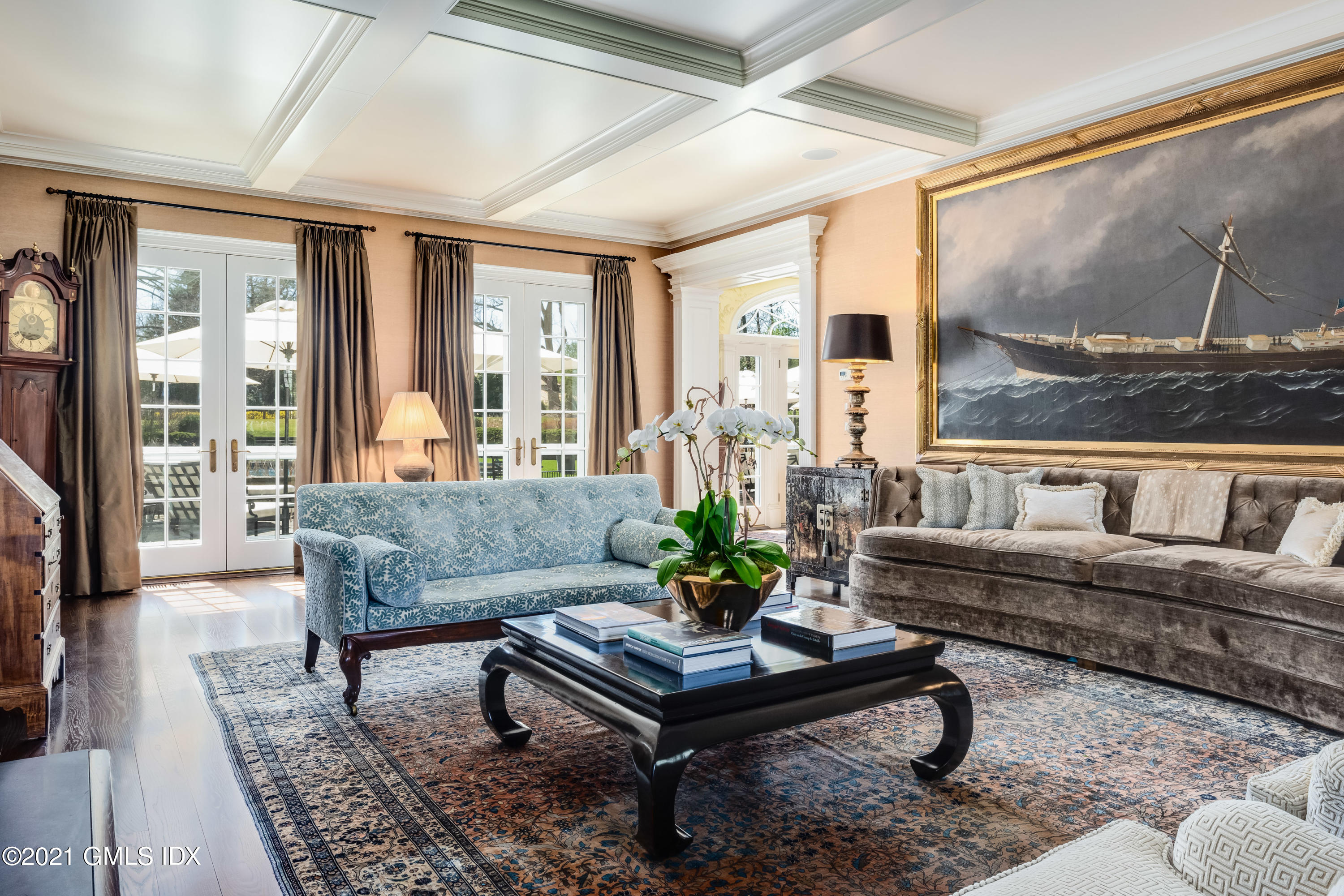 94 Doubling Road Greenwich, CT 06830 - Photo 6 of 26 a living room with furniture and a large window