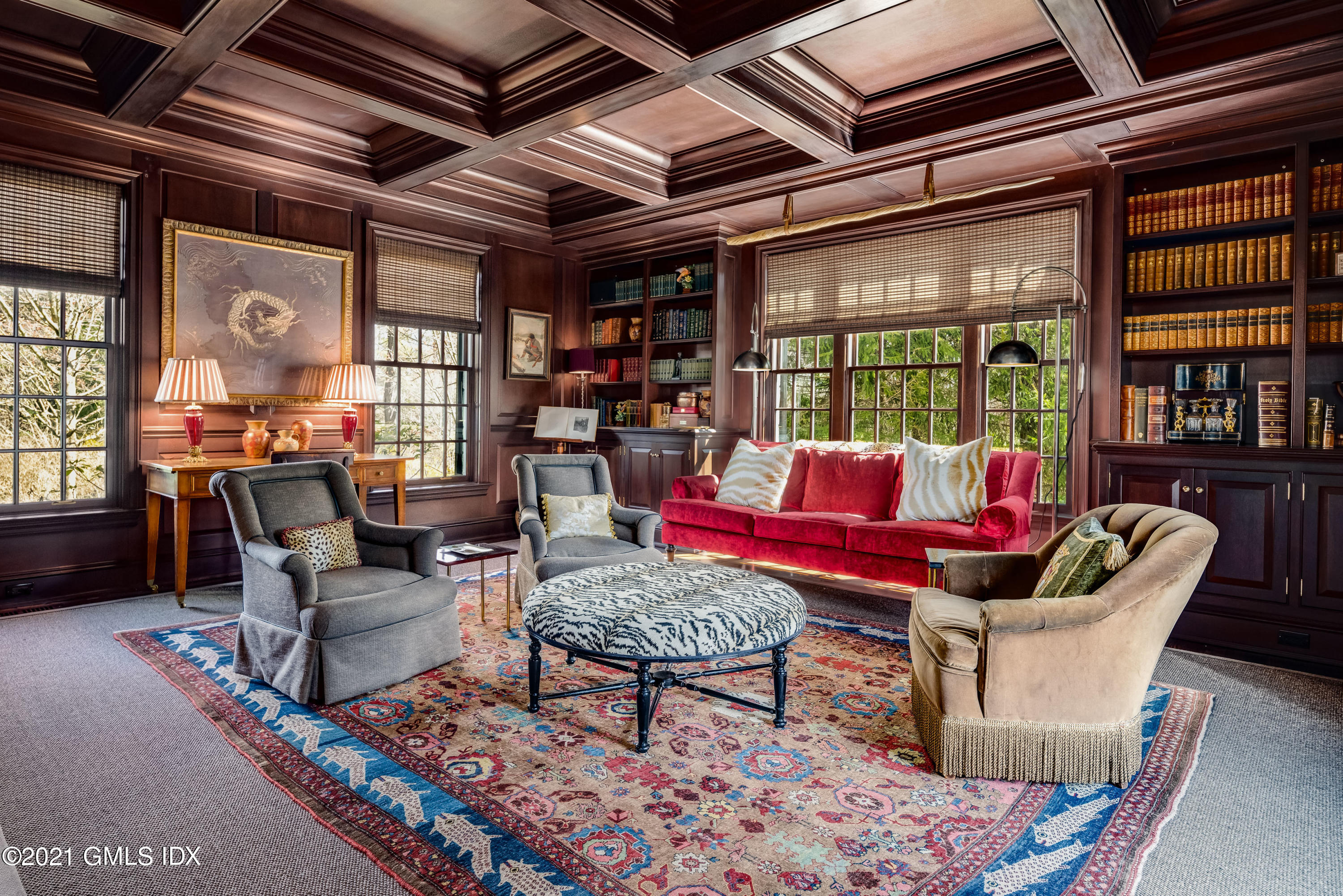 94 Doubling Road Greenwich, CT 06830 - Photo 7 of 26 a living room with furniture and a potted plant