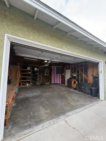 a view of a door of a building