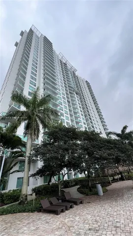 a front view of a building