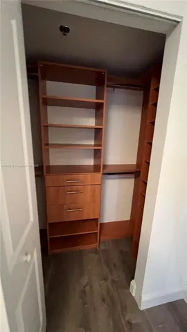 a view of walk in closet