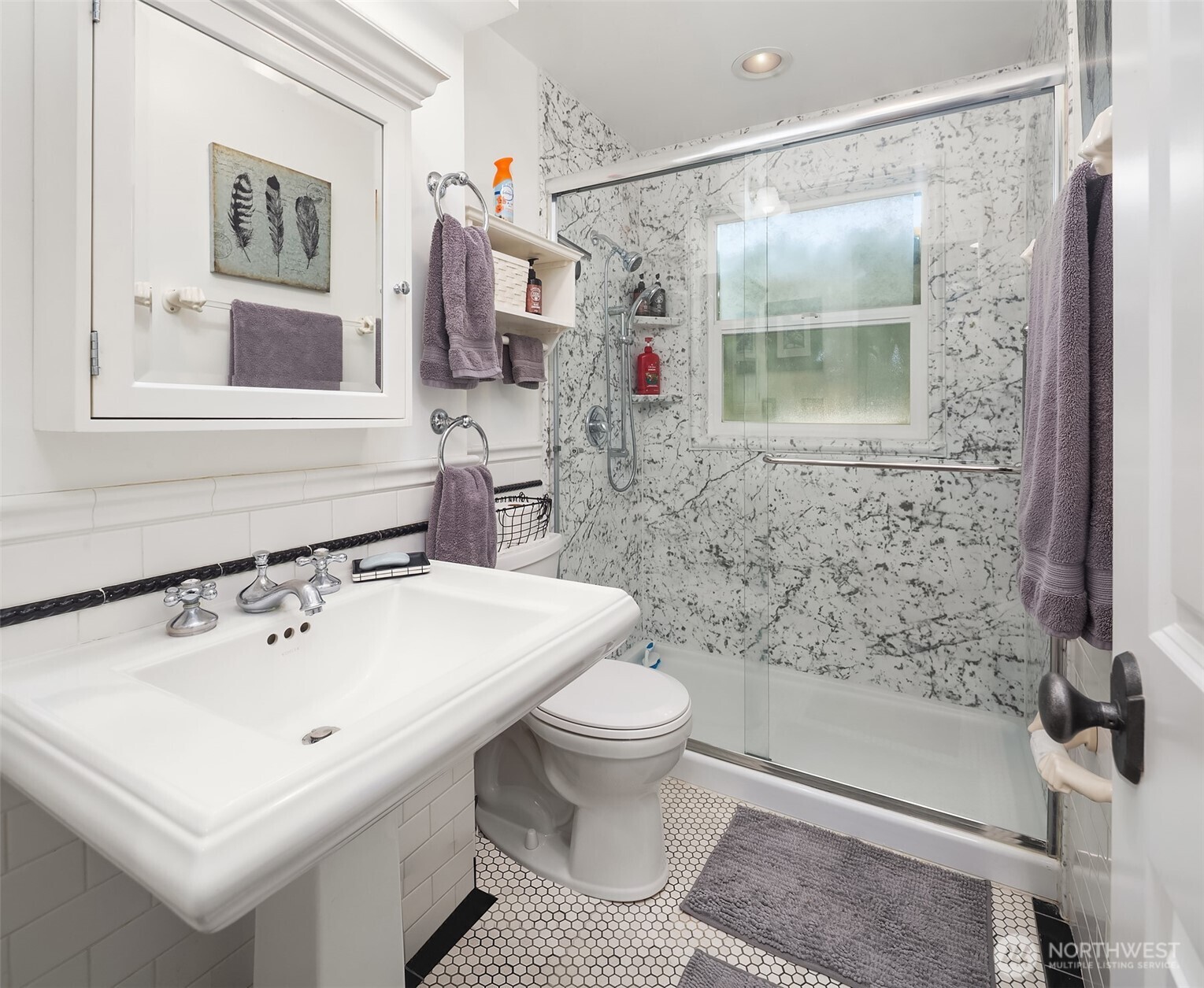 7732 195th Street Southwest Edmonds, WA 98026 - Photo 17 of 39 a bathroom with a sink toilet and shower