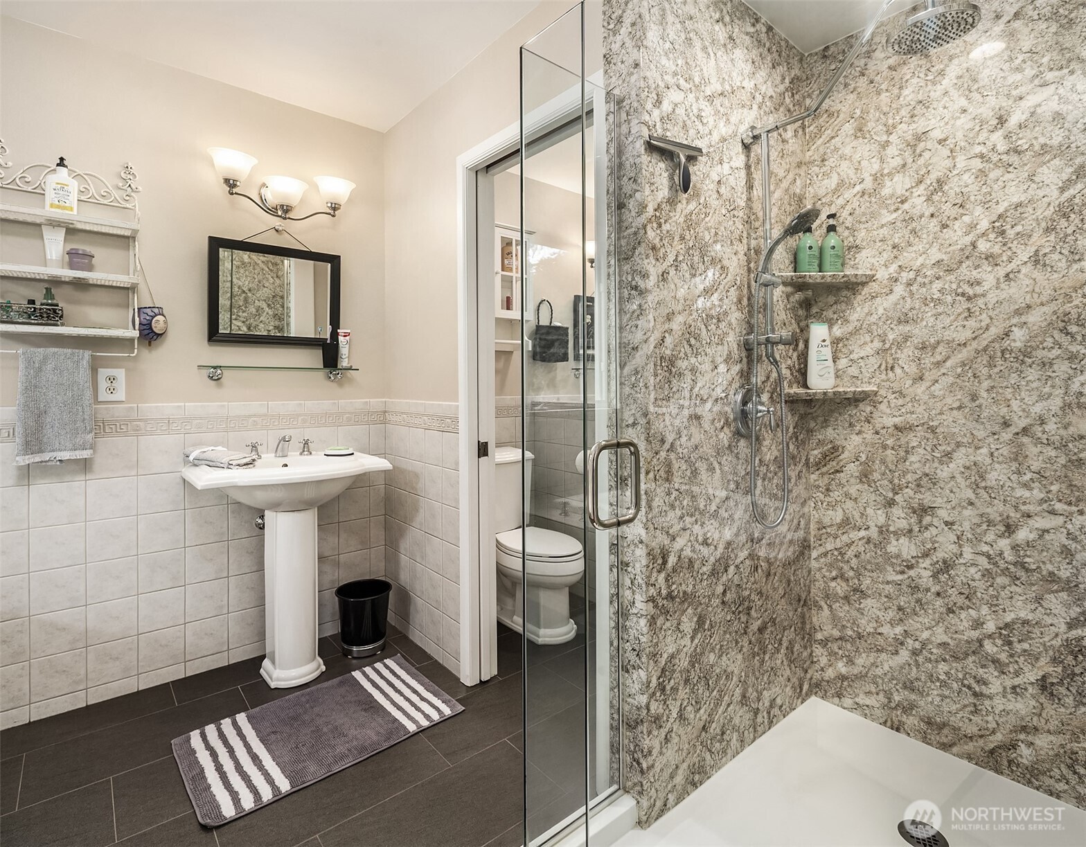 7732 195th Street Southwest Edmonds, WA 98026 - Photo 22 of 39 a bathroom with a sink toilet and shower