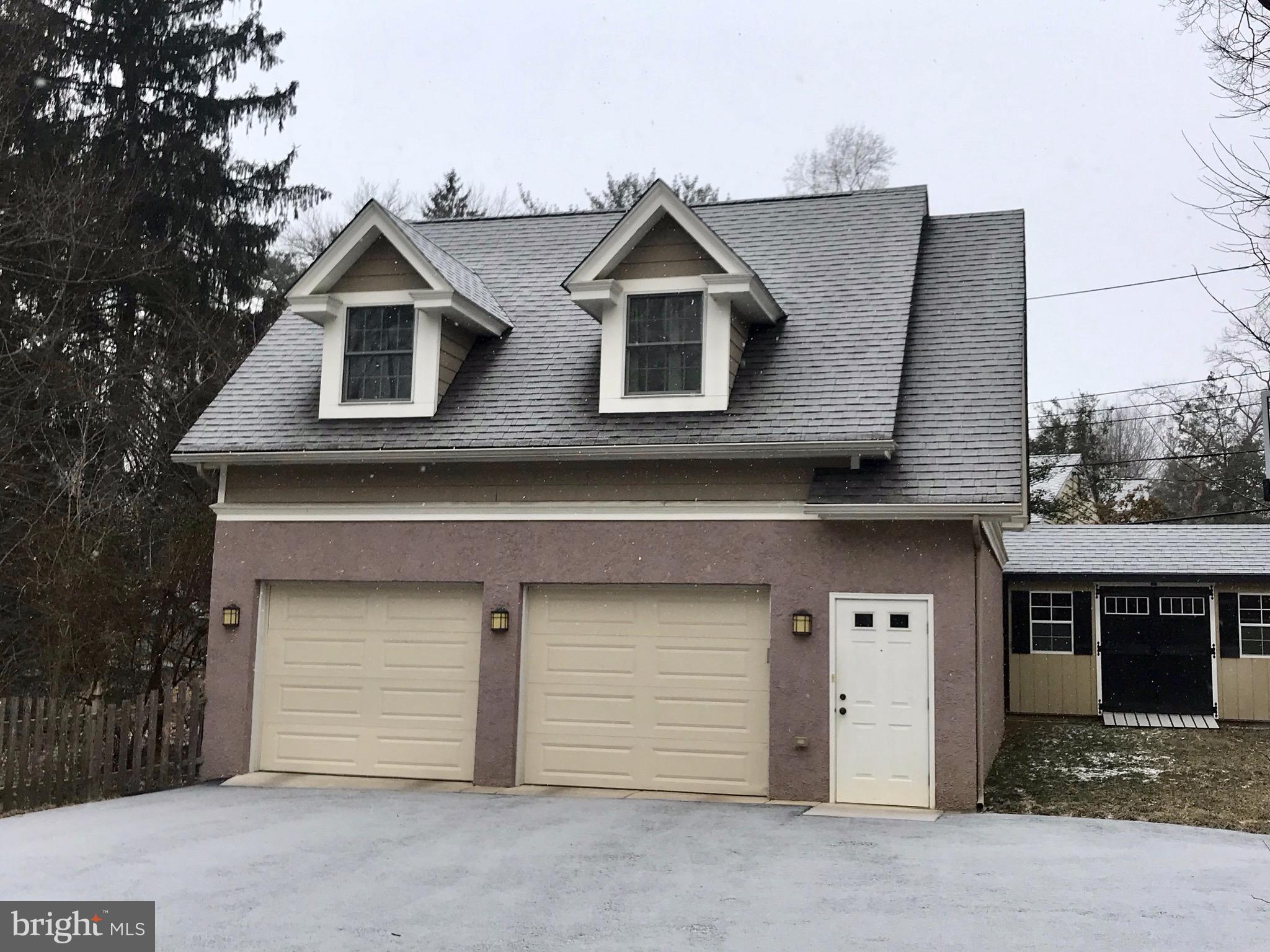 600 North Chester Road Swarthmore, PA 19081 - Photo 31 of 39 Two-car garage with an apartment above