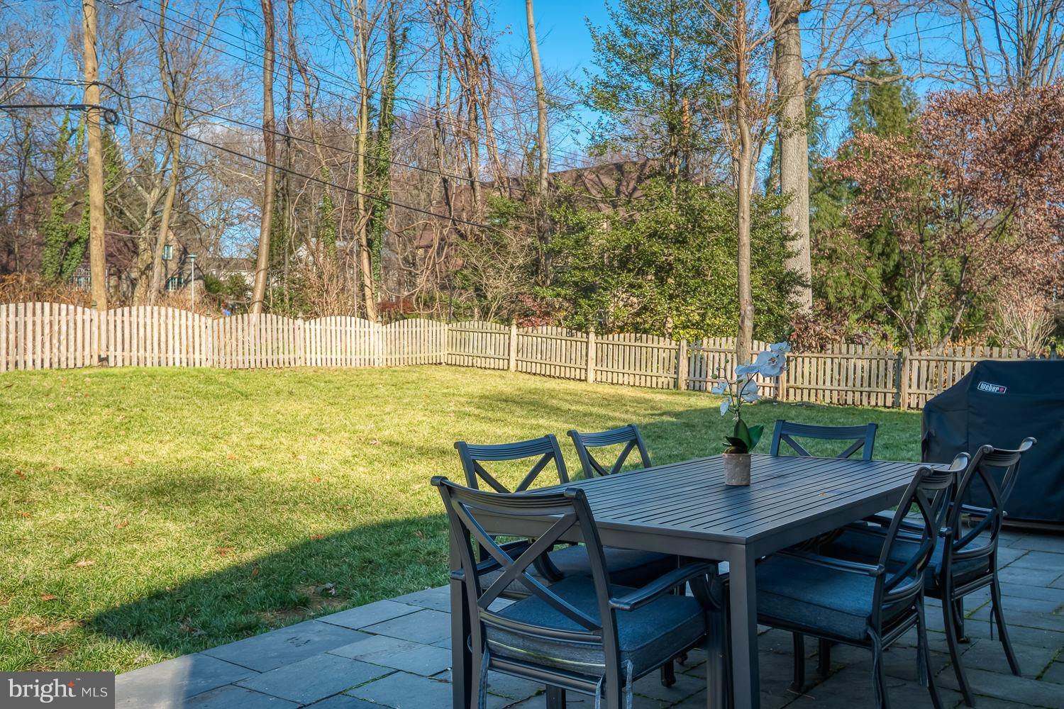 600 North Chester Road Swarthmore, PA 19081 - Photo 37 of 39 Patio overlooking fenced backyard