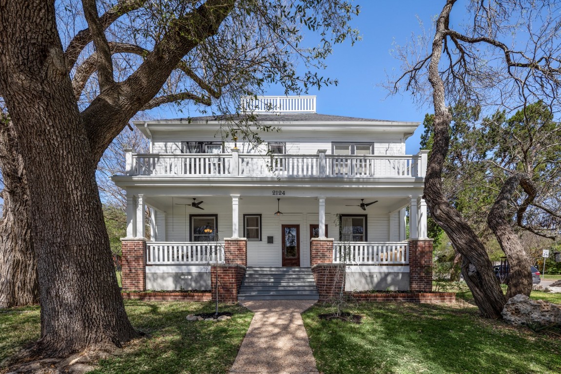 2124 Bluebonnet Lane Austin, TX 78704 - Photo 1 of 1 front view of a house with a small yard