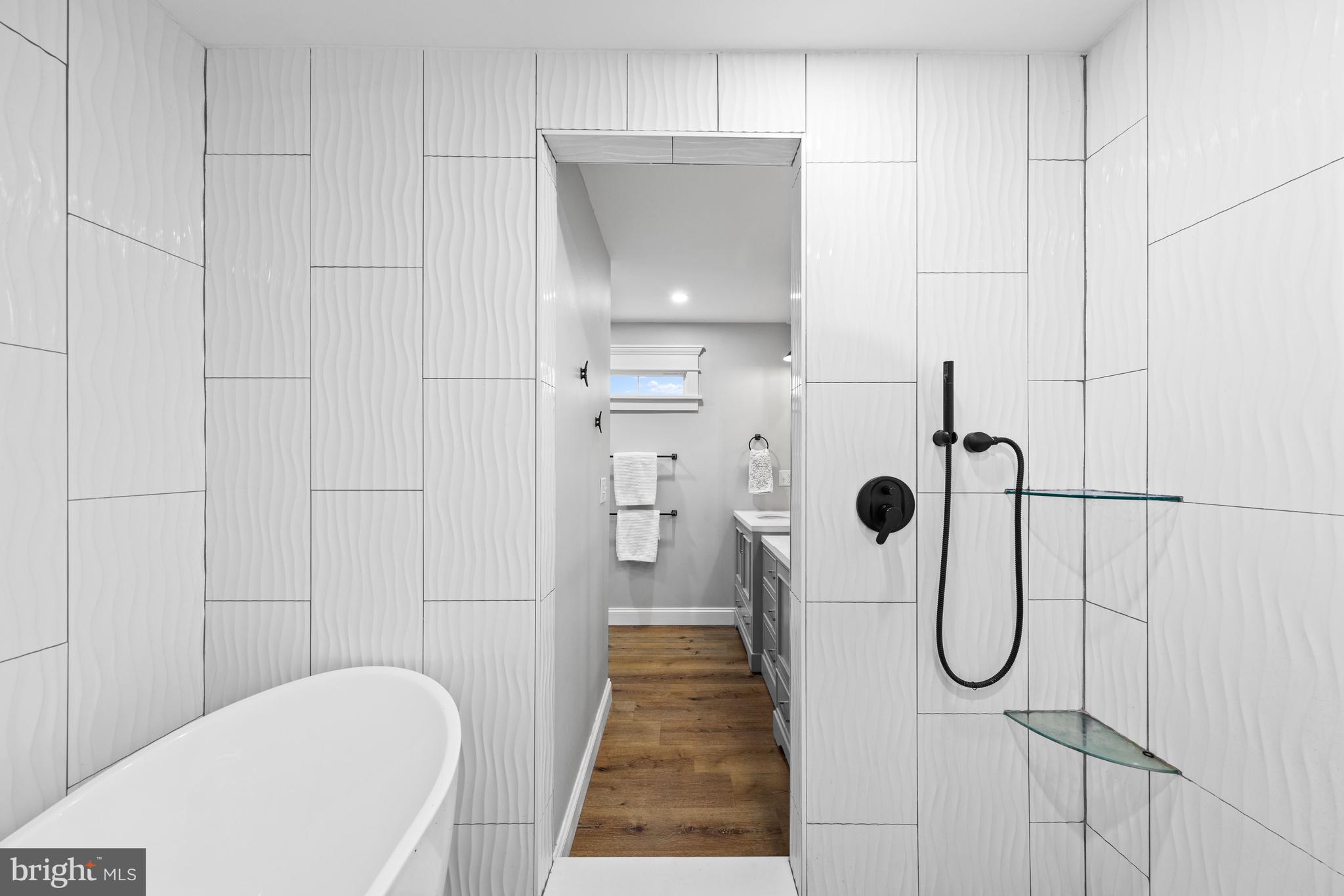 12114 Collins Road Bishopville, MD 21813 - Photo 19 of 42 Custom Walk-In Shower w/Rain Head