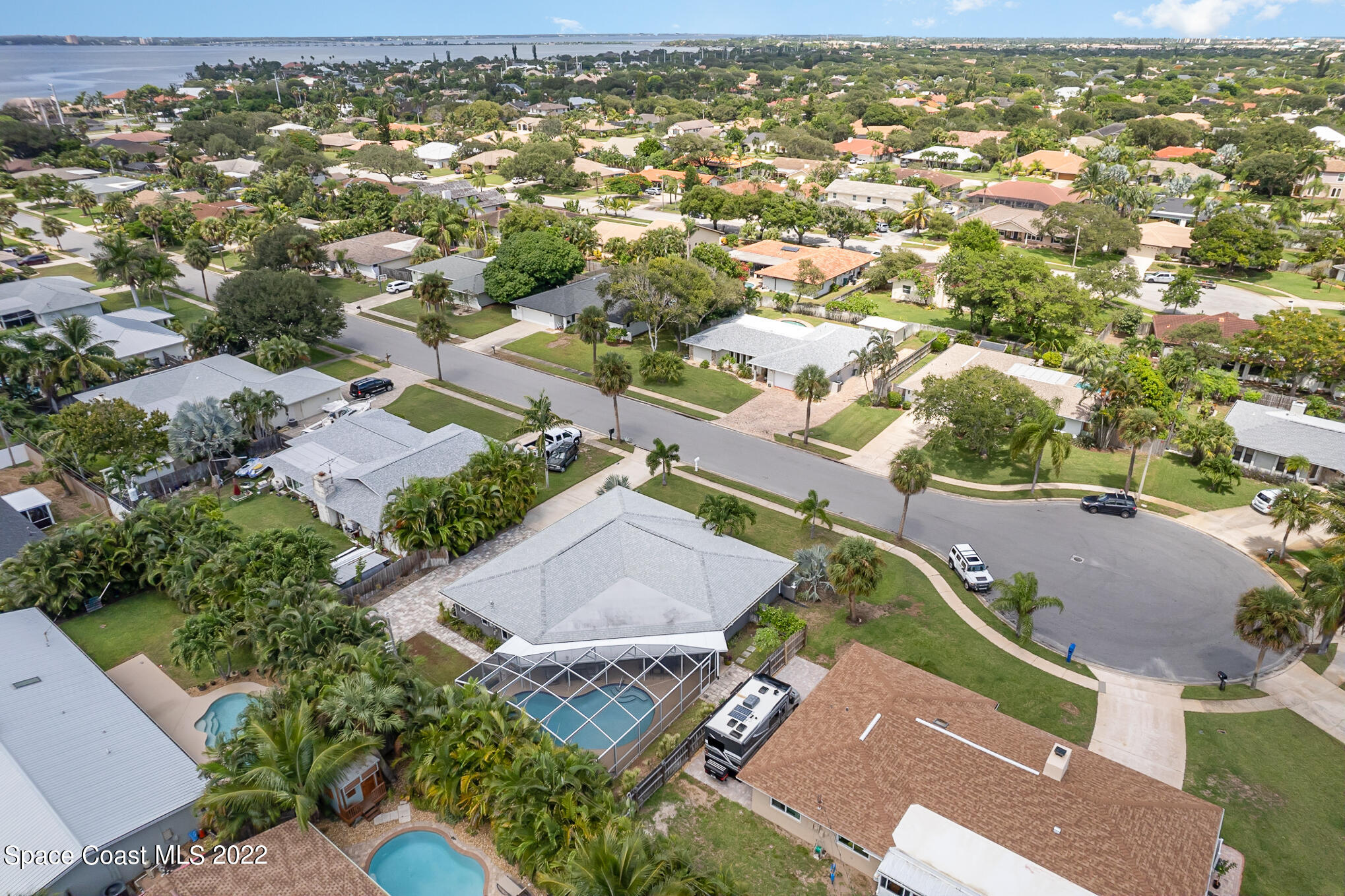 395 Rio Lane Indialantic, FL 32903 - Photo 5 of 40 an aerial view of residential houses with outdoor space