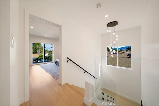 a view of a hallway with interior of the house
