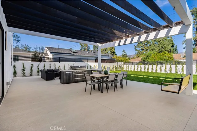 a area with lots of table and chairs