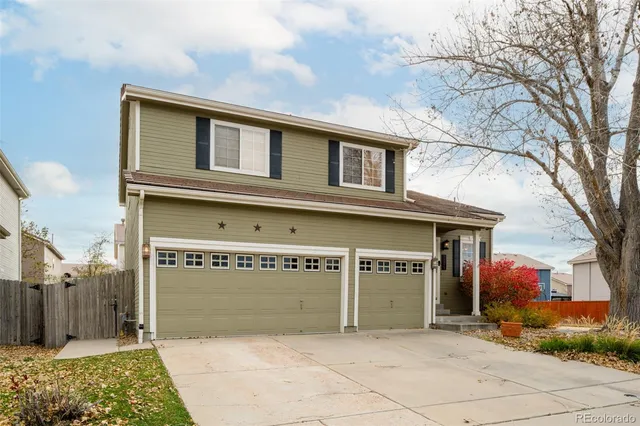 a front view of a building