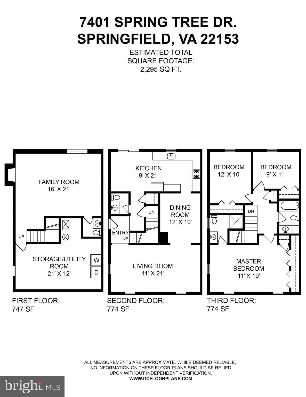 7401 Spring Tree Drive Springfield, VA 22153 - Photo 28 of 28 Floor Plan