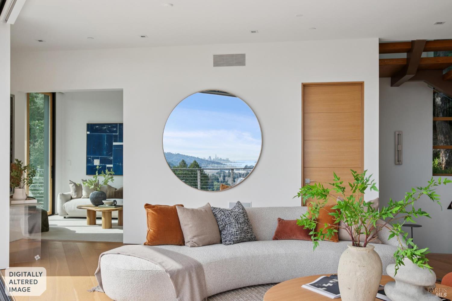 2 Upper Alcatraz Place Mill Valley, CA 94941 - Photo 3 of 42 a living room with furniture and a potted plant