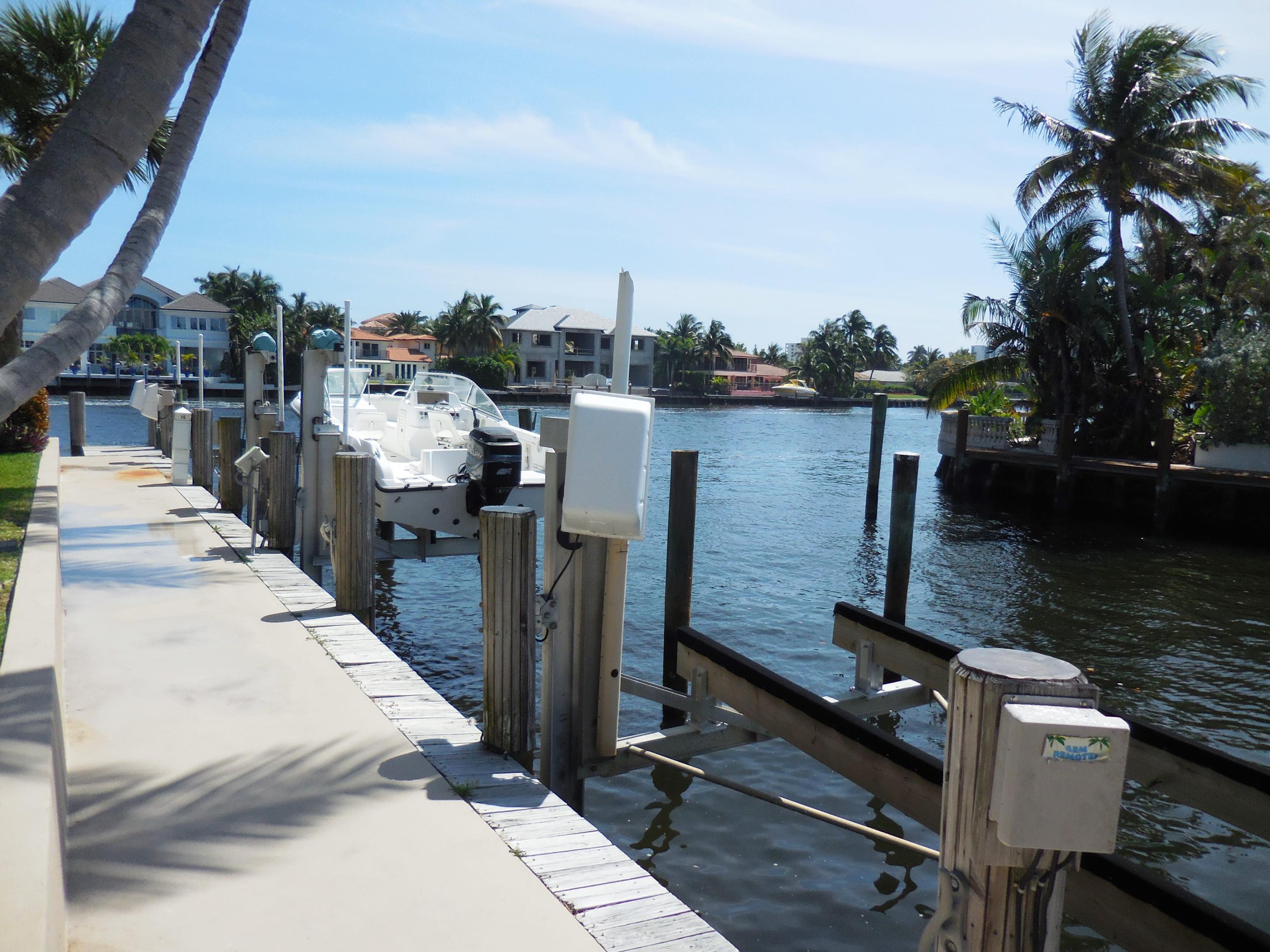 1002 Jeffery Street Boca Raton, FL 33487 - Photo 41 of 42 boat dockage on canal
