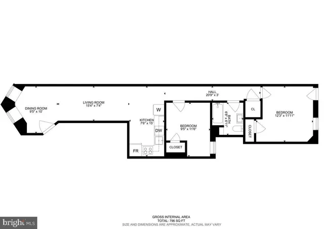 a view of a small space