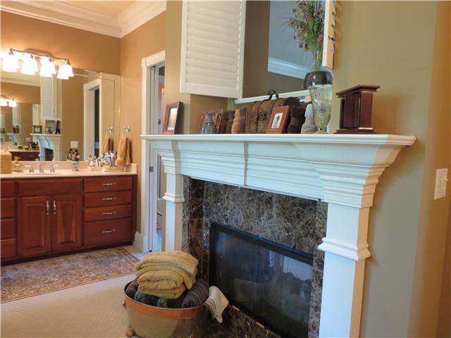 1721 Abednego Road Greenbrier, TN 37073 - Photo 11 of 20 GREAT BATHROOM!!! HIS AND HERS SEPARATE VANITIES, WHIRLPOOL TUB, SEPARATE SHOWER, WASH CLOSET, AND SEE-THROUGH FIRE PLACE WITH GAS LOGS