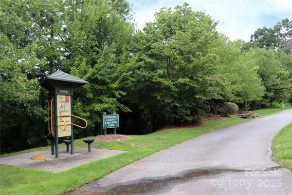 a view of a park with a bench