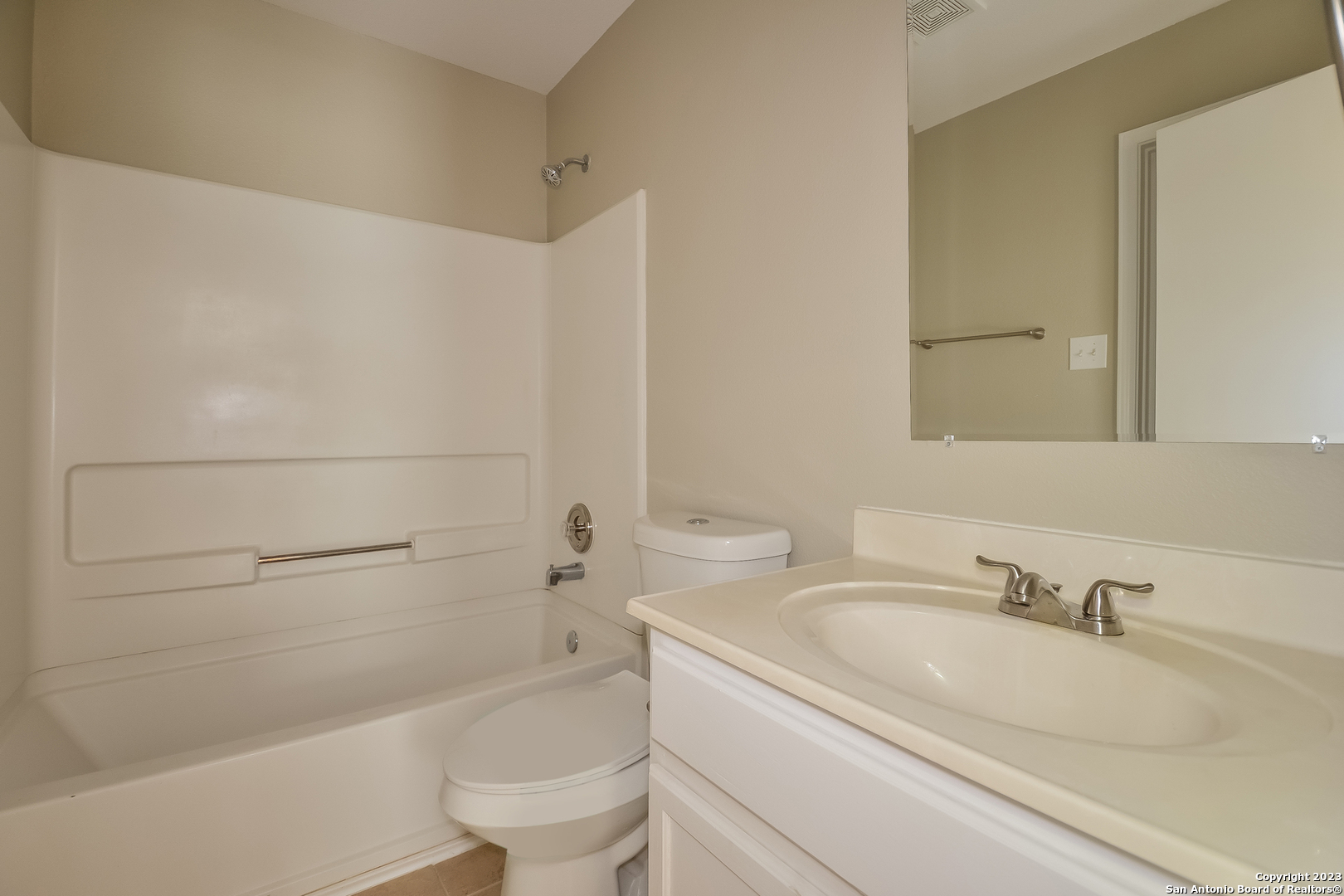 315 Mallow Grove San Antonio, TX 78253 - Photo 13 of 15 a bathroom with a sink a toilet and a bathtub