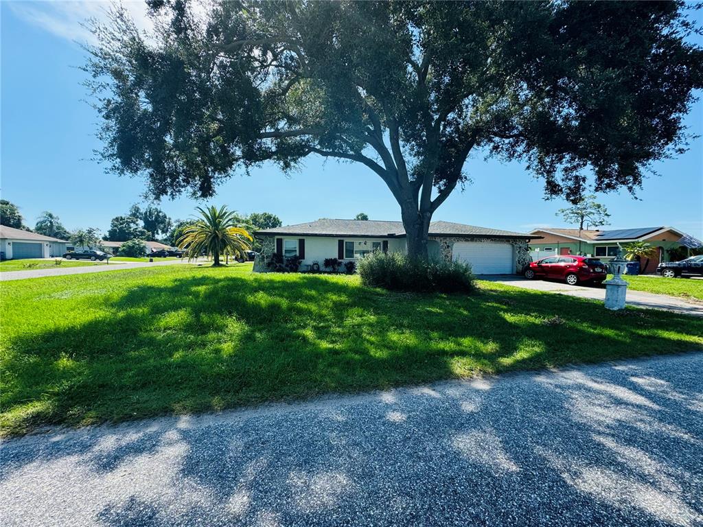 a view of an outdoor space and yard