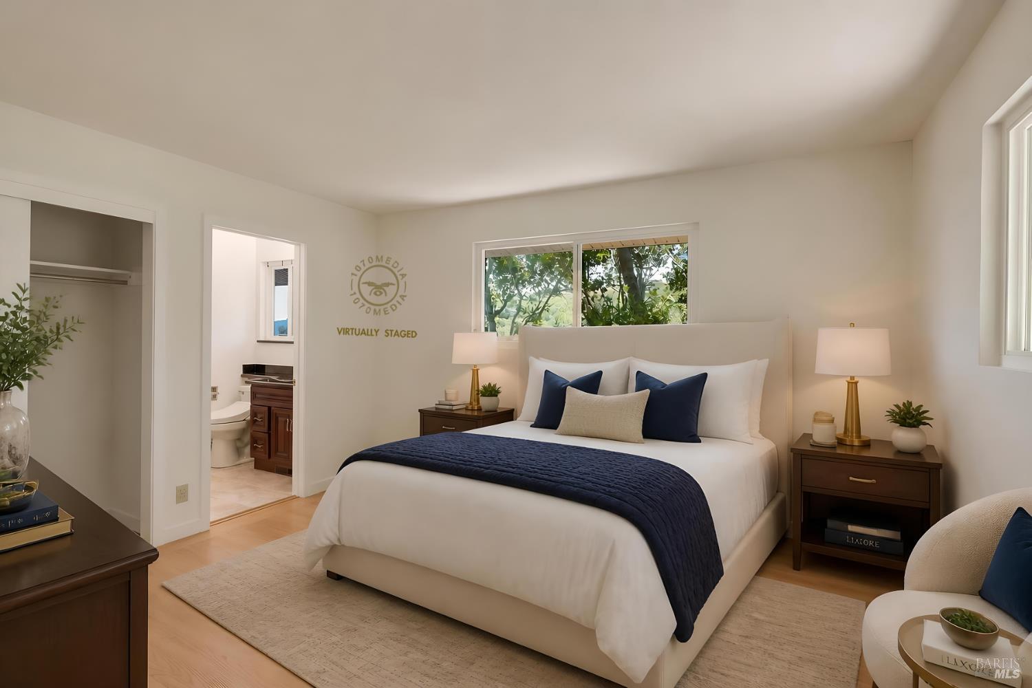 77 Martling Road San Anselmo, CA 94960 - Photo 25 of 40 Primary bedroom. Includes 2 large closets