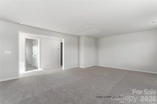 a view of empty room