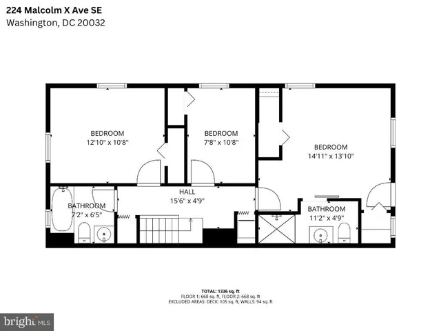 $3,500 | 224 Malcolm X Avenue Southeast, Washington, DC 20032