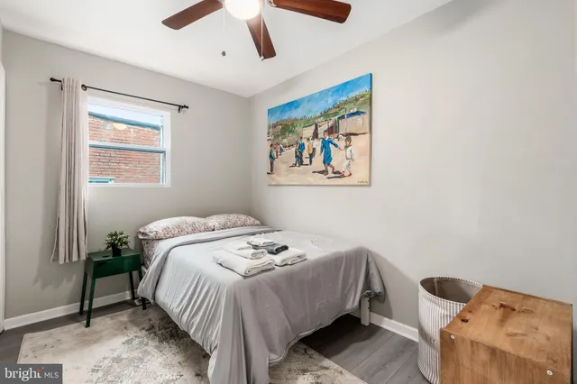 a view of a hallway with washer and dryer