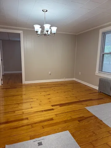 a view of a room with an empty space