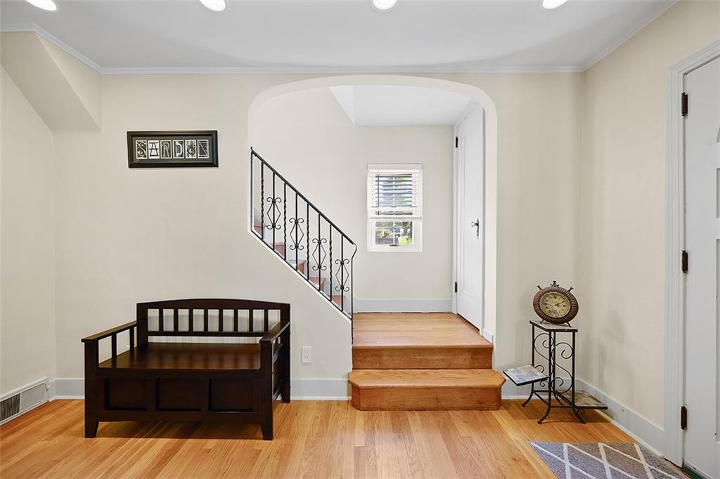 2016 Ridge Rd Extension Ambridge, PA 15003 - Photo 22 of 25 a view of entryway and hall with wooden floor