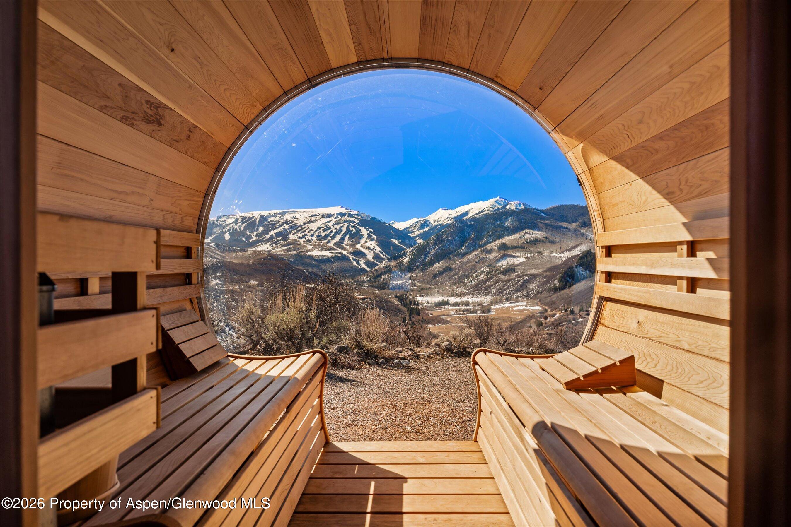 1450 Mesa Road Snowmass, CO 81654 - Photo 44 of 49 18BarrelSauanSnowmasSkiView
