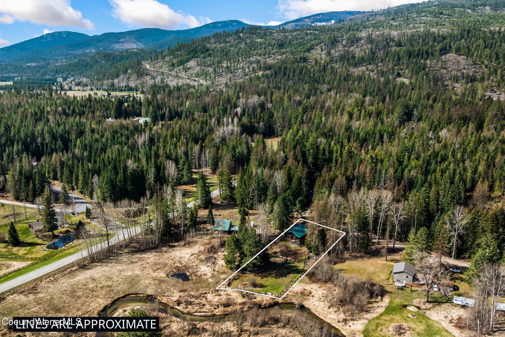 77 Fall Creek Road Naples, ID 83847 - Photo 27 of 41 Aerial